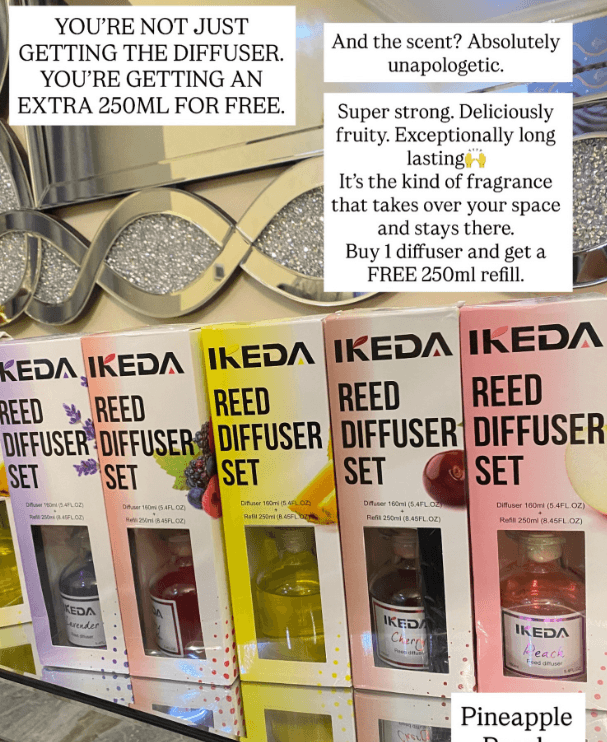 Buy the IKEDA 2in1 Diffuser and Get FREE 250ml Refill