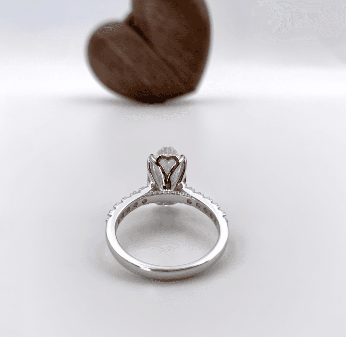 Massive Promo Discount on the 5ct D VVS1 Moissanite Stone Sterling Silver & Rhodium Ring