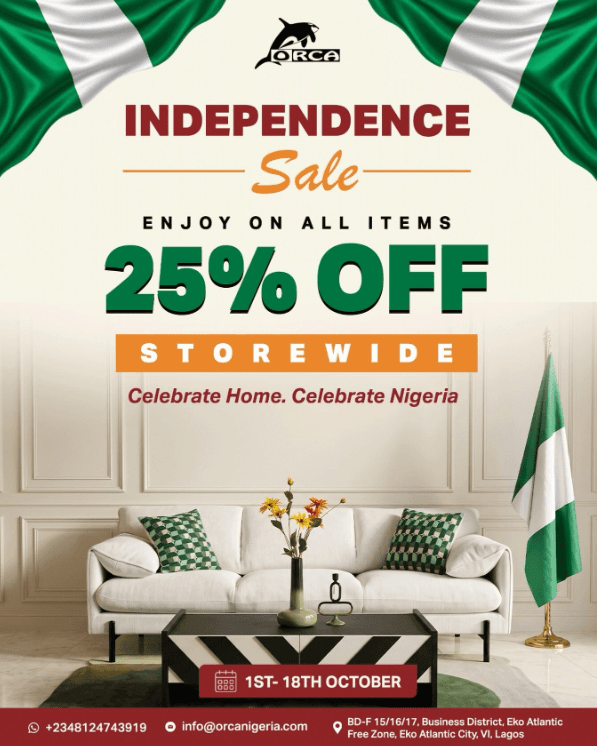 Enjoy 25% OFF in the Independence Promo