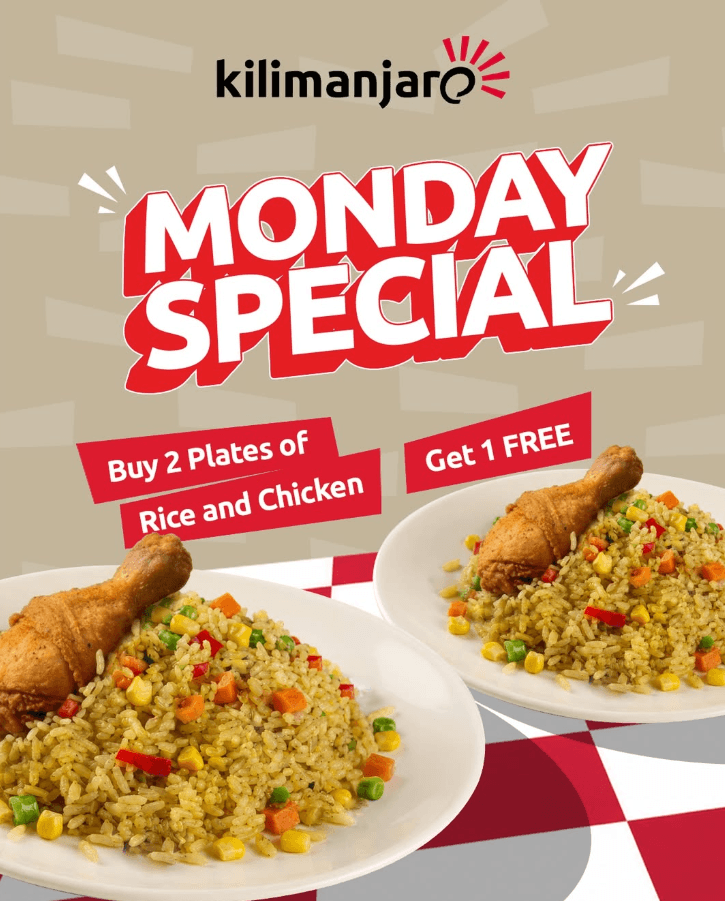 Buy 2 Plates and Get One Plate Free