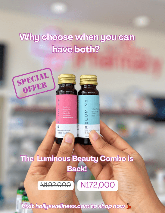 Save ₦20,000 on your Purchase for the Luminous Beauty Combo