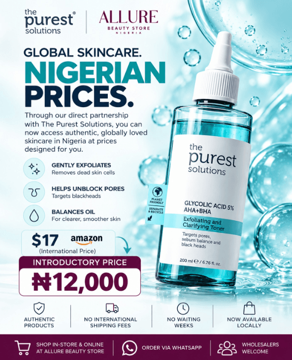 Discount Price on the TPS Glycolic Acid 5% AHA + BHA Exfoliating & Clarifying Toner