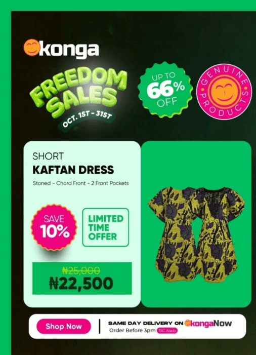 Enjoy Up to 66% OFF Selected Fashion Picks