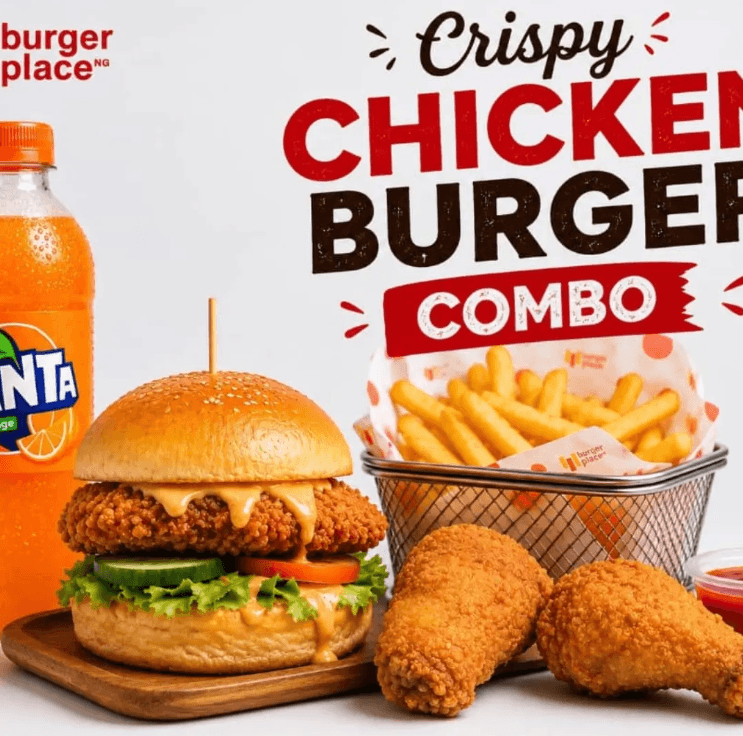 Enjoy Amazing Discount on the Crispy Chicken Burger Combo