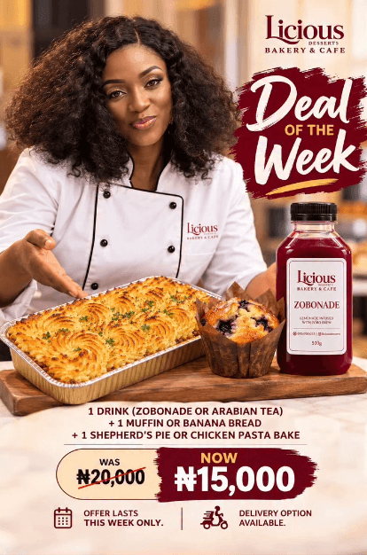 Combo Deal Discount with Licious Desserts