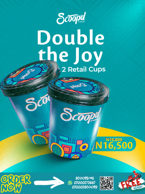 Double The Scoop, Double The Joy + Free Delivery