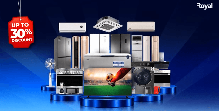 SAVE UP TO 30% ON ROYAL HOME APPLIANCES THIS ROYAL WEEK
