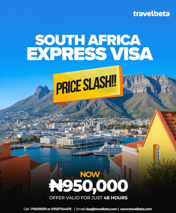 SOUTH AFRICA EXPRESS VISA PRICE SLASH